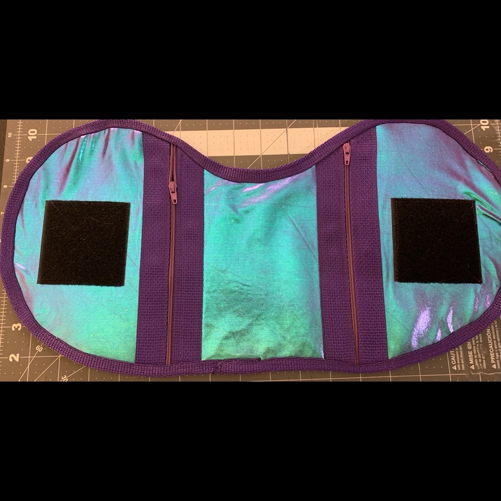 Mermaid service dog vest